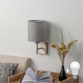 BRILAGI - LED стенно осветително тяло NUBILA 1xE27/60W/230V матов хром/сиво