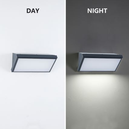 Brilagi - Димируемо LED външно стенно осветително тяло TRIANGLE 1xE27/6W/230V 2700-6500K IP65 антрацит