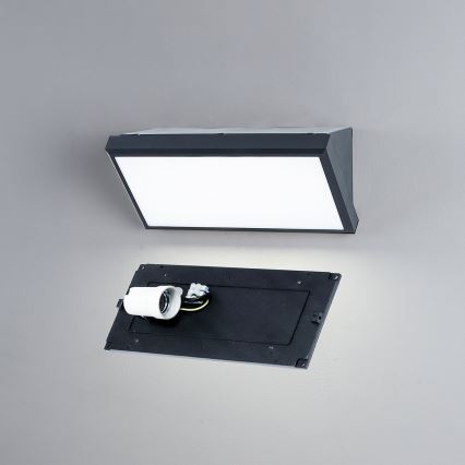 Brilagi - Димируемо LED външно стенно осветително тяло TRIANGLE 1xE27/6W/230V 2700-6500K IP65 антрацит