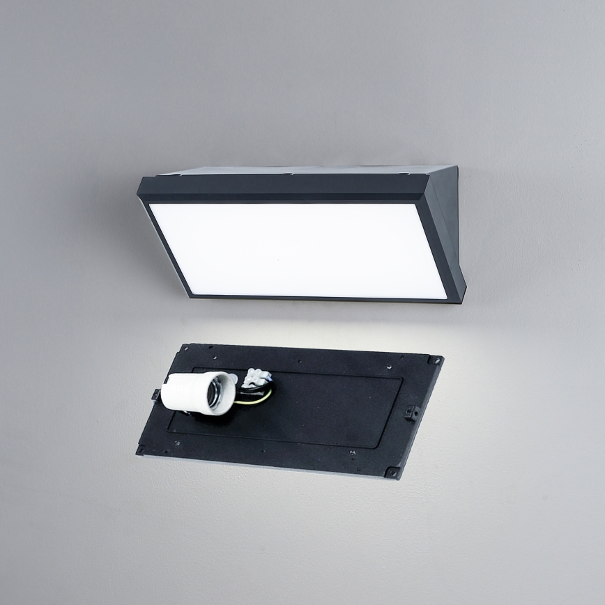 Brilagi - Димируемо LED външно стенно осветително тяло TRIANGLE 1xE27/6W/230V 2700-6500K IP65 антрацит