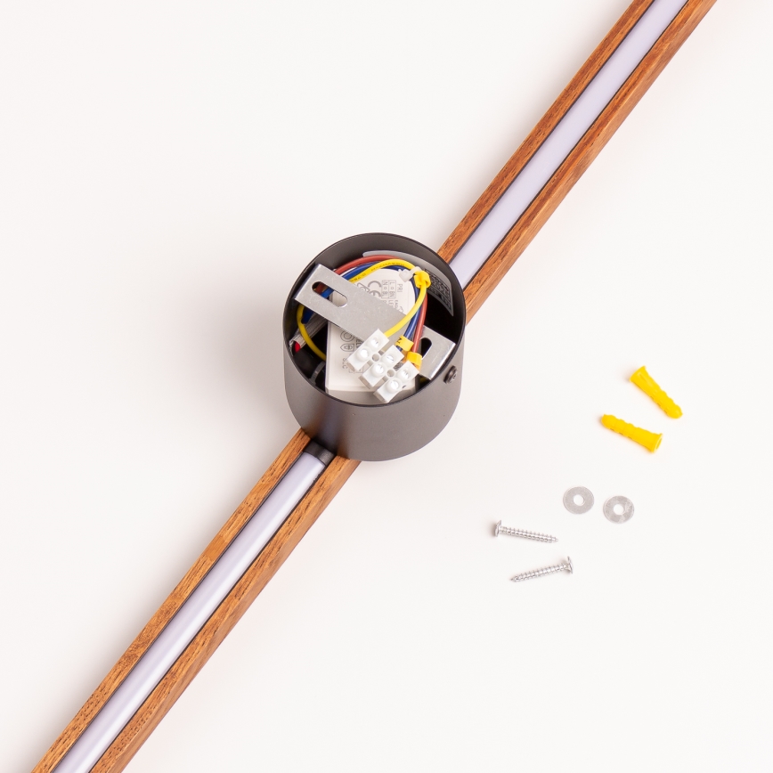 Brilagi - LED стенно осветително тяло WOODY LINE LED/7W/230V 4000K 60 cm дъб/череша