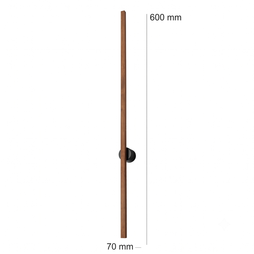 Brilagi - LED стенно осветително тяло WOODY LINE LED/7W/230V 4000K 60 cm дъб/череша