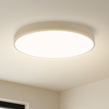 Brilagi - LED Стенно осветление POOL SMART LED/60W/230V с диаметър 50 см Wi-Fi Tuya бежово + дистанционно управление