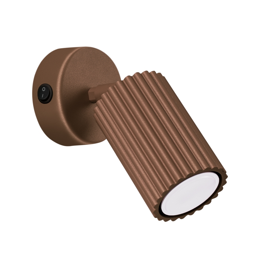 Brilagi - LED стенно точково осветително тяло CRESTO 1xGU10/10W/230V кафяво