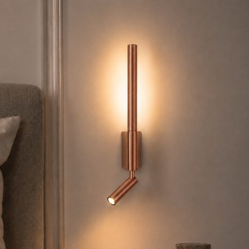 BRILAGI - LED стенно точково осветително тяло VIXON LED/3W/230V + LED/5W бронзово CRI 90