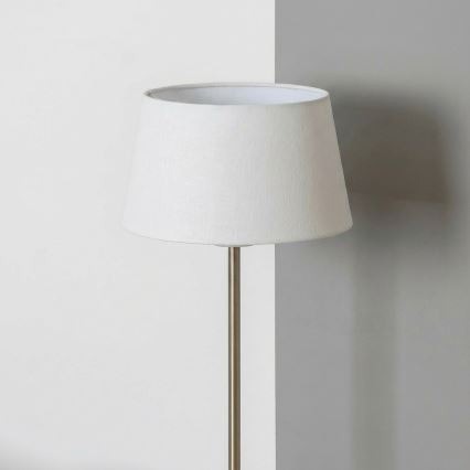 Brilagi - LED стояща лампа CERIA 1xE27/40W/230V, Ø 30 см, бяла/матов хром