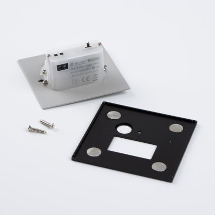 Brilagi - LED стълбищно осветително тяло с датчик за движение и сумрак JACK LED/1,5W/230V 3000/4000/6500K черно