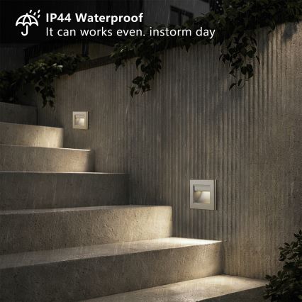 Brilagi - LED стълбищно осветително тяло STEP LIGHT LED/1,5W/230V IP44 антрацит