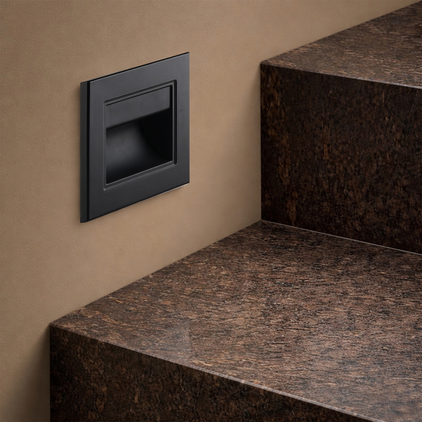 Brilagi - LED стълбищно осветително тяло STEP LIGHT LED/1,5W/230V IP44 черно