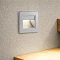 Brilagi - LED стълбищно осветително тяло STEP LIGHT LED/1,5W/230V IP44 сребристо