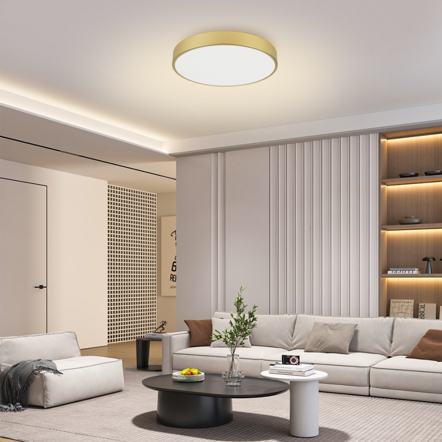 Brilagi - LED таванен осветител POOL LED/60W/230V 3000/4500/6000K, диаметър 60 см, златист