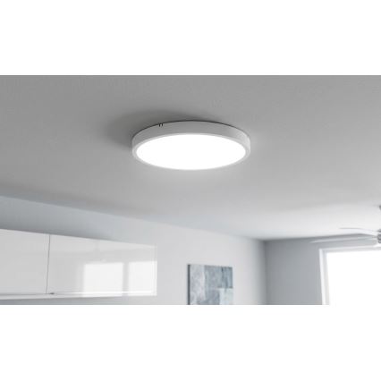 BRILAGI - LED таванно осветително тяло за баня със сензор ZENNA LED/24W/230V Ø 35 см IP44 бяло + дистанционно управление