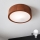 Brilagi - LED таванен плафон CARVALHO 1xE27/15W/230V дъб/череша Ø 27 см