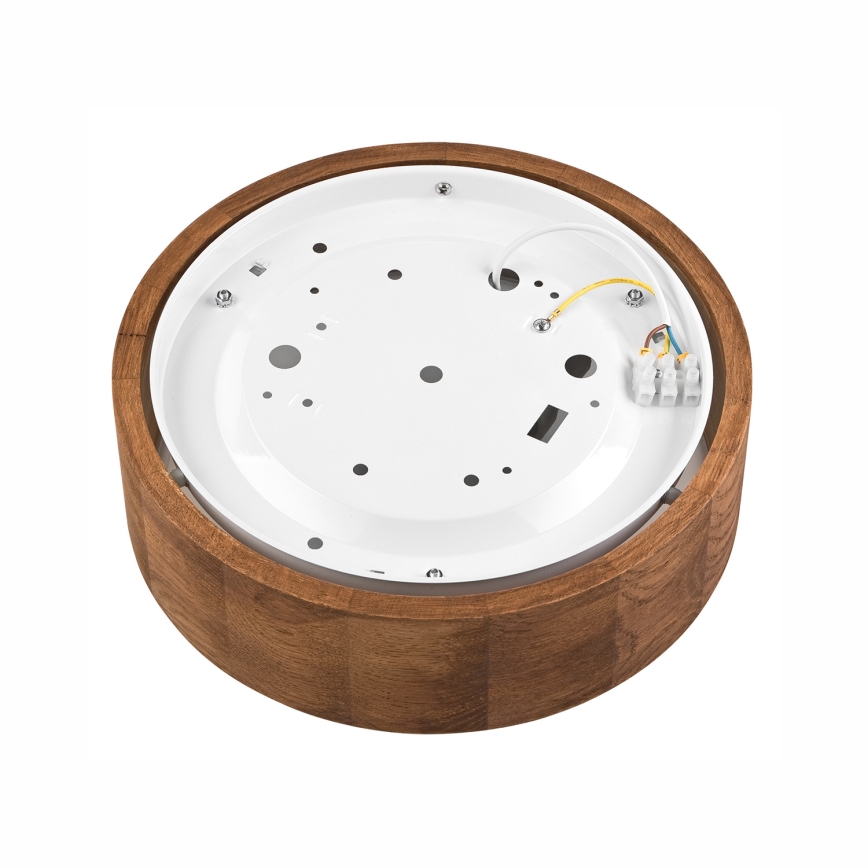 Brilagi - LED таванен плафон CARVALHO 1xE27/15W/230V дъб/череша Ø 27 см