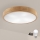 Brilagi - LED таванен плафон CARVALHO 4x E27/60W/230V, дъб, Ø 57,5 cm
