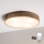 Brilagi - LED таванен плафон CARVALHO MODERN 4xE27/60W/230V дъб Ø 57,5 см