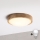Brilagi - LED таванен плафон CARVALHO MODERN SLIM 1xE27/60W/230V Ø 27,5 см, дъб