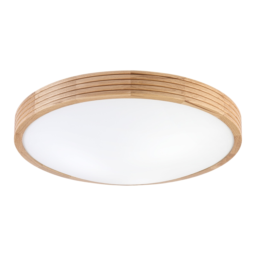 Brilagi - LED плафон CARVALHO MODERN SLIM 3xE27/60W/230V Ø 47,5 cm дъб