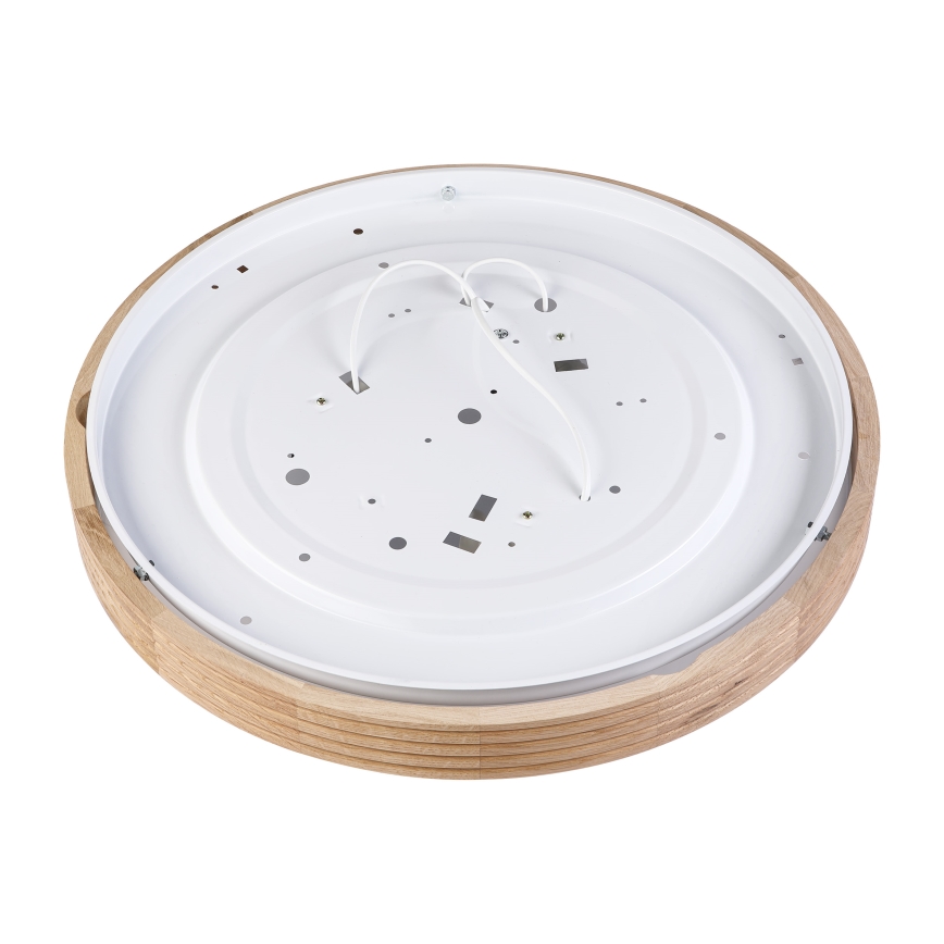 Brilagi - LED плафон CARVALHO MODERN SLIM 3xE27/60W/230V Ø 47,5 cm дъб