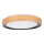 Brilagi - LED таванен плафон FLOCO LED/24W/230V диам. 30 см дървесен декор/черен