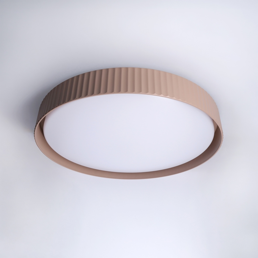 Brilagi - LED димируемо таванно осветително тяло LUCIA LED/60W/230V 3000-6500K Ø 59 cm кафяво + дистанционно управление