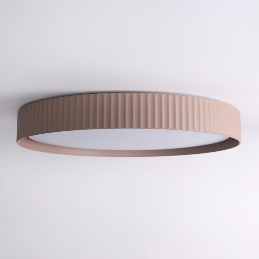 Brilagi - LED димируемо таванно осветително тяло LUCIA LED/60W/230V 3000-6500K Ø 59 cm кафяво + дистанционно управление