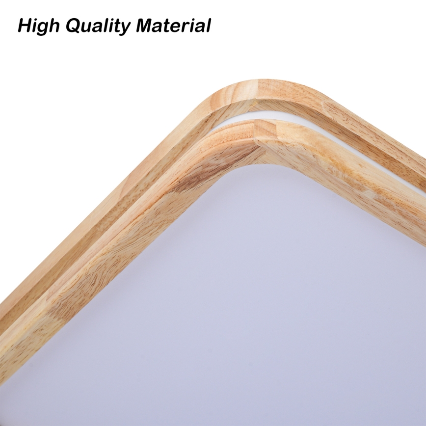 Brilagi - LED таванно осветително тяло MOLINA SQUARE LED/32W/230V 3000/4000/6000K дъб 30x30 см