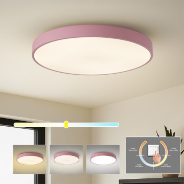 Brilagi - LED таванен плафон POOL LED/100W/230V 3000/4000/6000K Ø 80 см розов