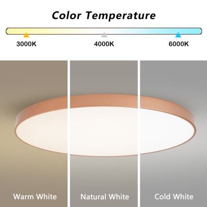 BRILAGI - LED таванно осветително тяло POOL LED/180W/230V 3000/4000/6000K pr. 120 cm медно