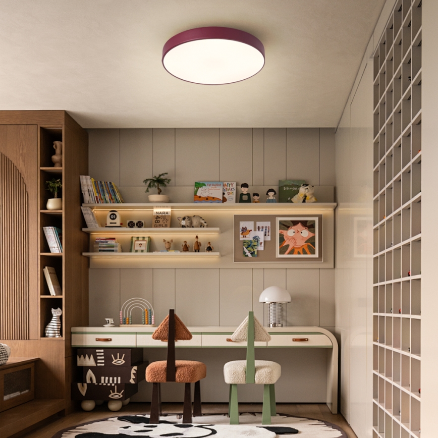 Brilagi - LED таванно осветително тяло POOL LED/36W/230V 3000/4000/6000K диаметър 30 см бордо