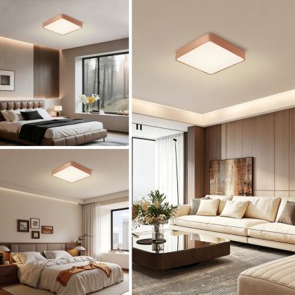 Brilagi - LED плафон POOL LED/48W/230V 3000/4000/6000K 50x50 cm бронзов