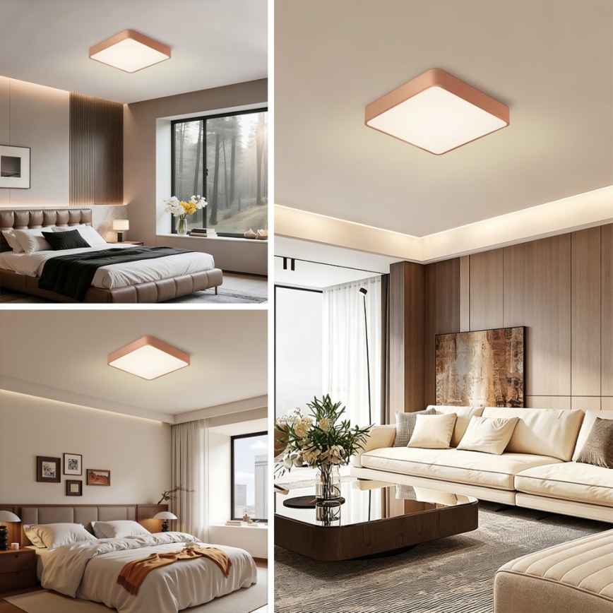 Brilagi - LED плафон POOL LED/48W/230V 3000/4000/6000K 50x50 cm бронзов