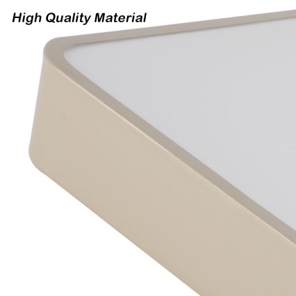 Brilagi - LED димируемо таванно осветително тяло POOL LED/36W/230V 3000-6000K 40x40 cm бежово + дистанционно управление