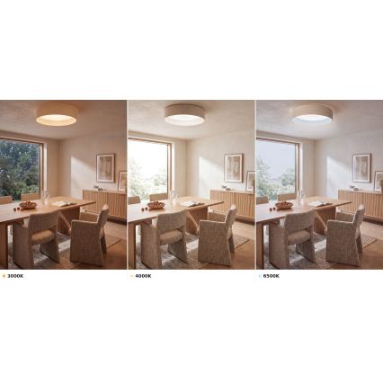 Brilagi - LED таванно осветително тяло VELVET VARI LED/24W/230V 3000/4000/6500K Ø 45 см кремаво