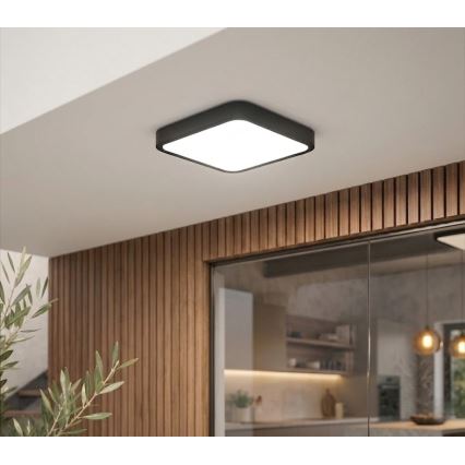 BRILAGI - LED таванно осветително тяло за баня ZENNA LED/18W/230V 28,5x28,5 cm IP44 черно