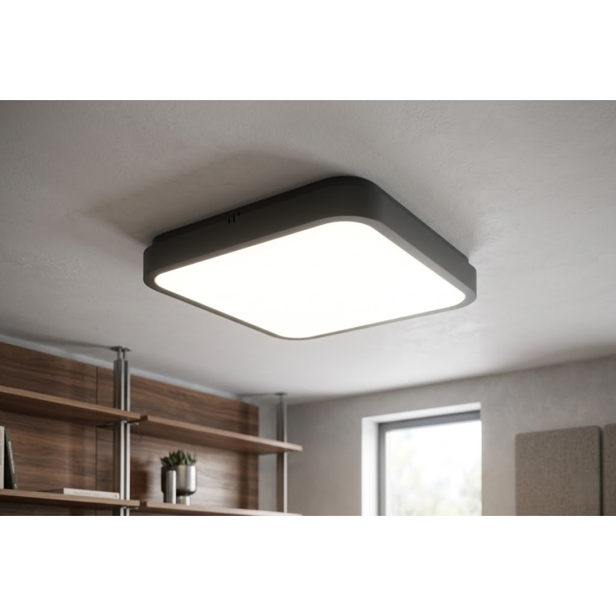 BRILAGI - LED таванно осветително тяло за баня ZENNA LED/36W/230V 41x41 см IP44 черно