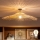 Brilagi - LED таванен полилей CERIA BOHO 1xE27/60W/230V Ø 100 см черен/бежов