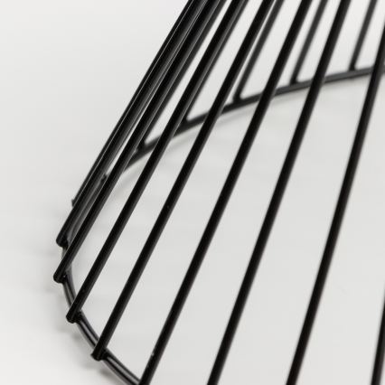 Brilagi - LED таванен полилей CERIA WIRE 1xE27/40W/230V Ø 30 см черен/дъб