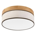 Brilagi - LED таванна лампа BELLADONNA LED/20W/230V с диаметър 30 см кремаво/дъб