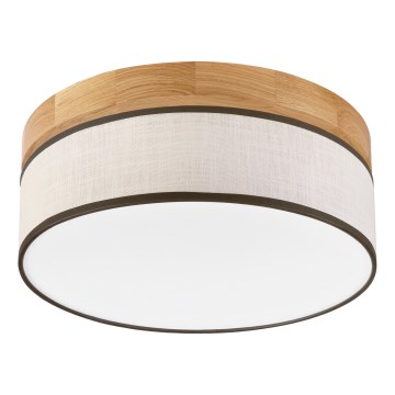 Brilagi - LED таванна лампа BELLADONNA LED/20W/230V с диаметър 30 см кремаво/дъб