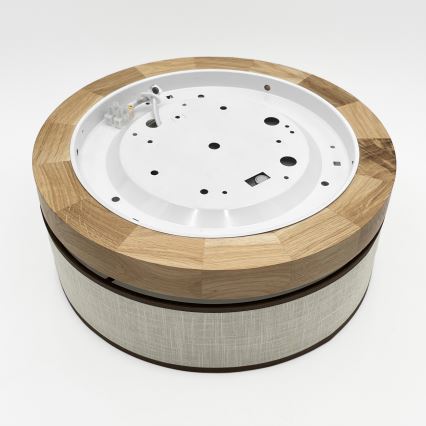 Brilagi - LED таванна лампа BELLADONNA LED/20W/230V с диаметър 30 см кремаво/дъб