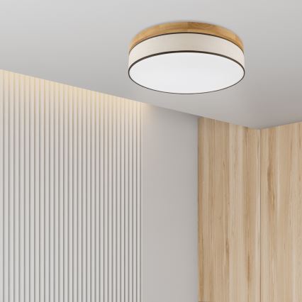 Brilagi - LED Таванна лампа BELLADONNA LED/36W/230V 50 см кремав/дъб