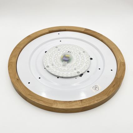 Brilagi - LED таванна лампа BELLADONNA LED/36W/230V диаметър 50 см кремаво/дъб