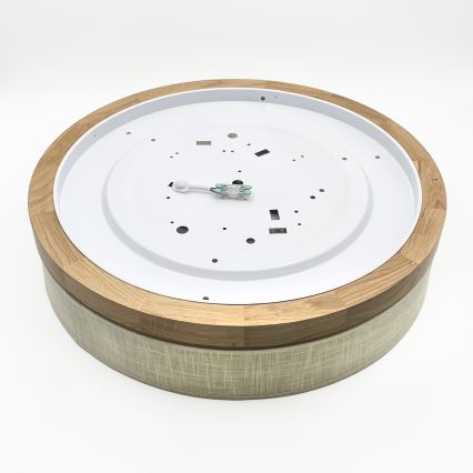 Brilagi - LED таванна лампа BELLADONNA LED/36W/230V диаметър 50 см кремаво/дъб