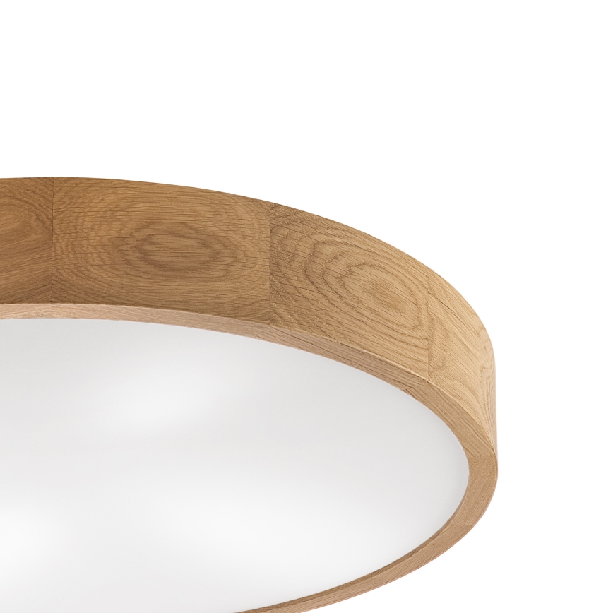 Brilagi - LED Таванна лампа CARVALHO 4xE27/60W/230V дъб pr. 57,5 см