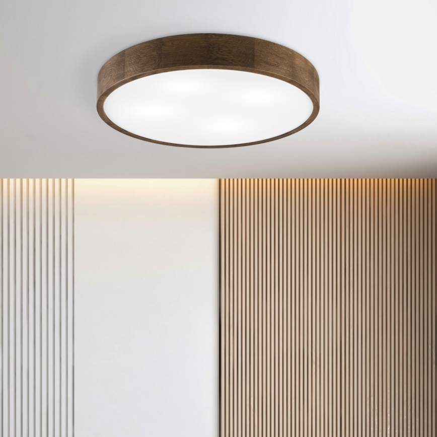 Brilagi - LED таванна лампа CARVALHO 4xE27/60W/230V орех ø 57.5 см