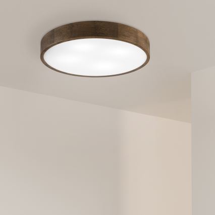 Brilagi - LED таванна лампа CARVALHO 4xE27/60W/230V орех ø 57.5 см