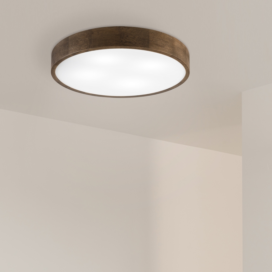 Brilagi - LED таванна лампа CARVALHO 4xE27/60W/230V орех ø 57.5 см