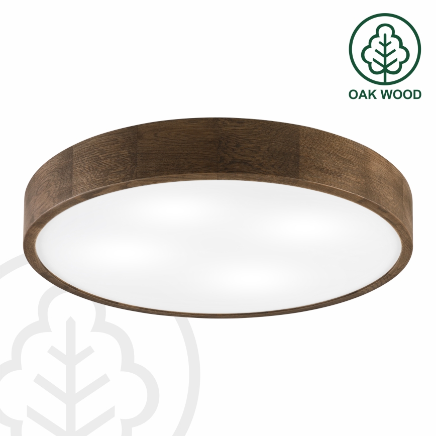 Brilagi - LED таванна лампа CARVALHO 4xE27/60W/230V орех ø 57.5 см