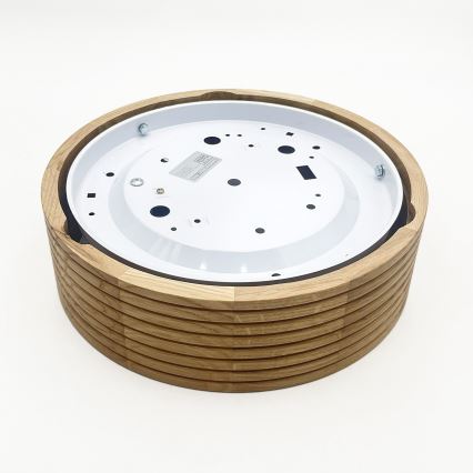 Brilagi - LED таванна лампа CARVALHO MODERN 1xE27/60W/230V Ø 27,5 см, дъб